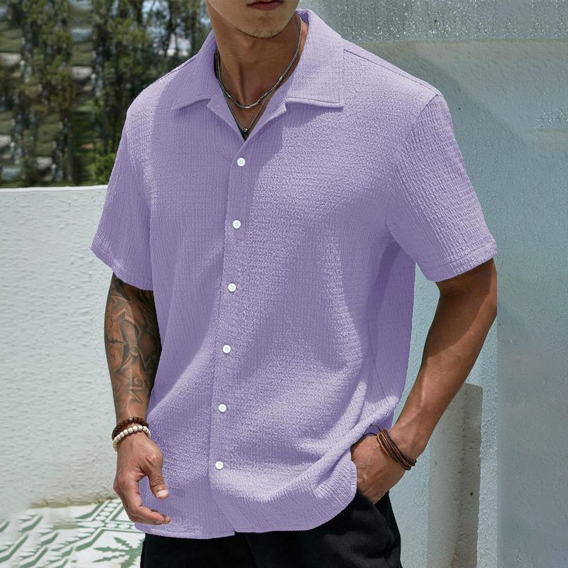 🔥Men's Textured Knit Shirt