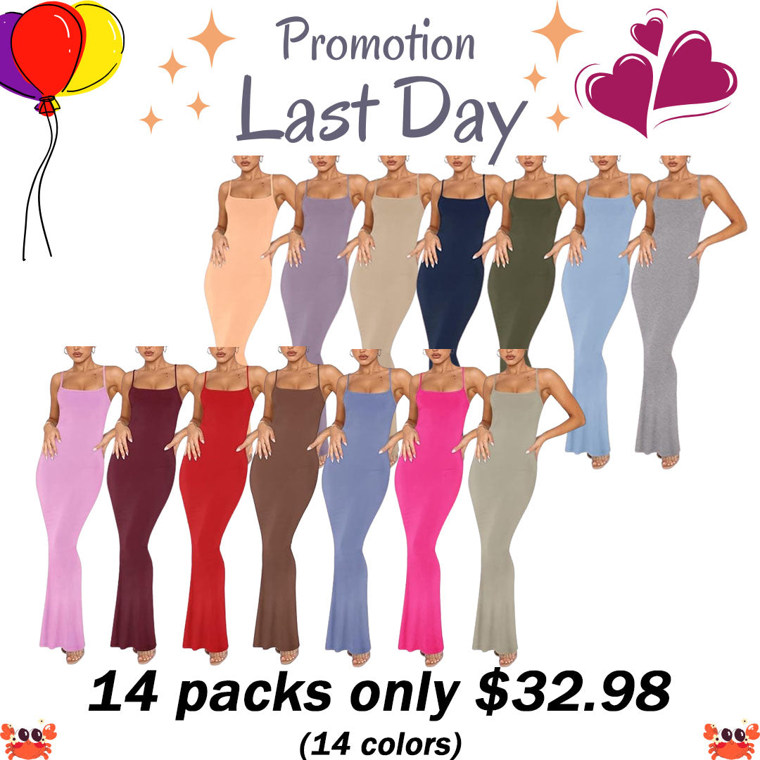Women's Basic Sexy Lounge Slip Long Dress Elegant Sleeveless Backless Ribbed Bodycon Maxi Dresses