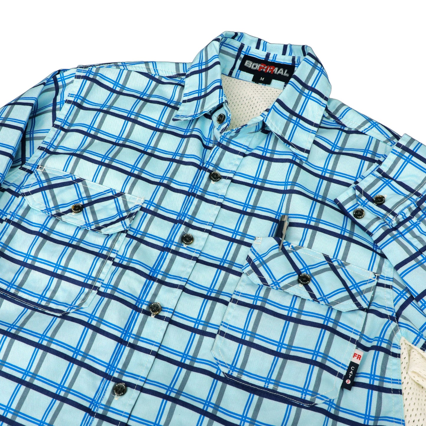 Solid Color Shirts/Vented Mesh Back & Underarm Breathable