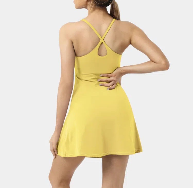 š„Flash Saleā” Softlyzero Plush Backless Active Dress-Easy Peezy