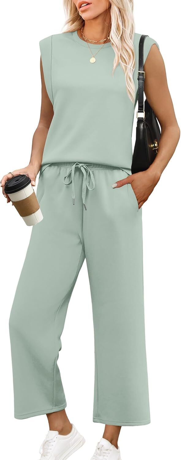🔥Last Day Sale🔥6 pack for $24.67-Two Piece Sets for Women Spring/Summer Lounge Sets/made in USA