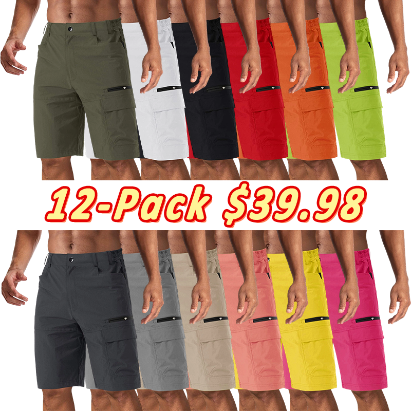 š„Men's Summer Lightweight Quick-Dry Work Shorts(Pockets on both the front and back)
