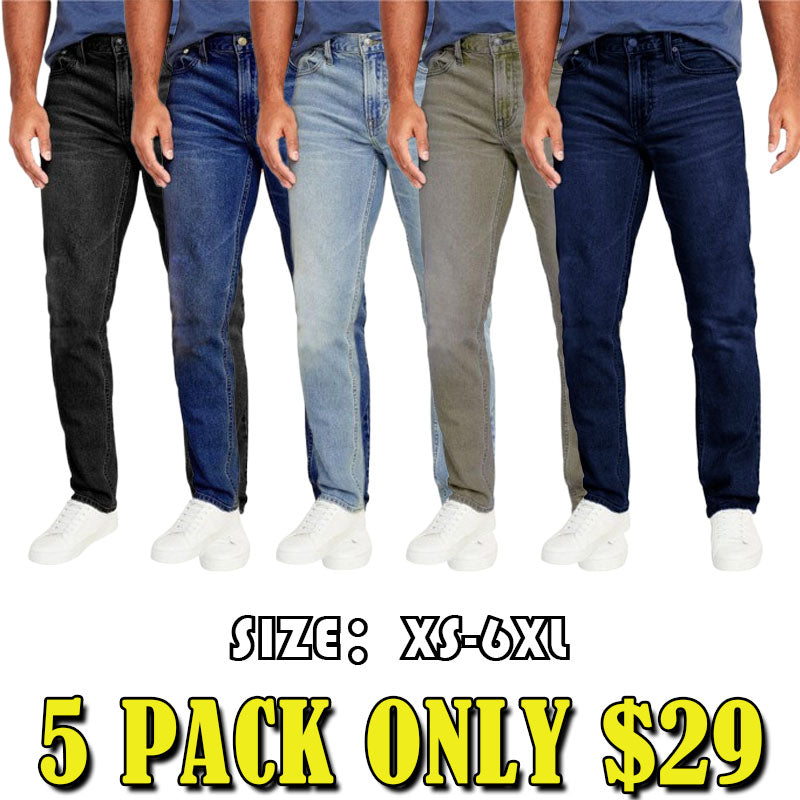 🔥Men's 3-Pack Rebar M4 Relaxed DuraStretch Basic Jeans