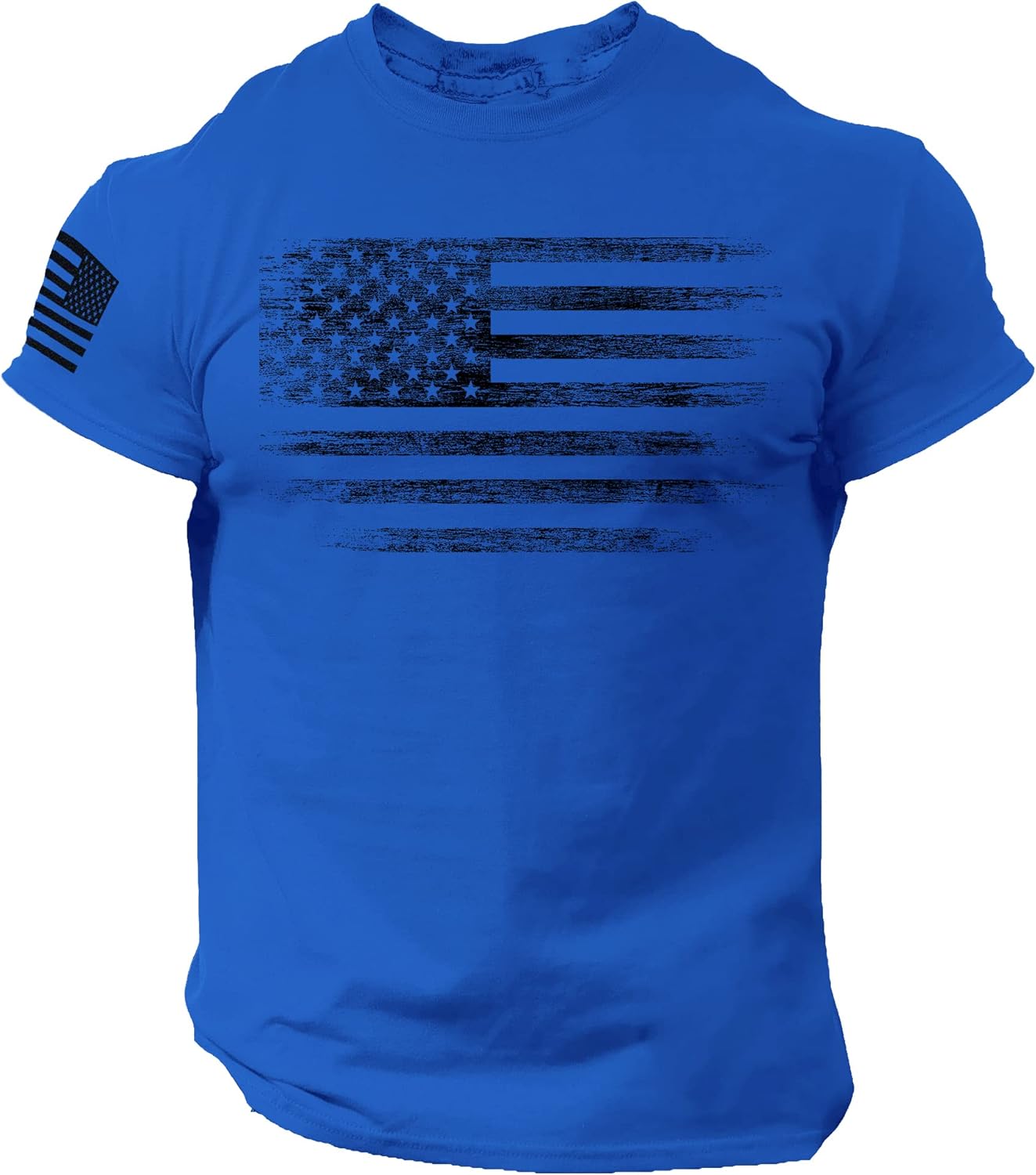 Distressed American Flag Men T Shirt – USA