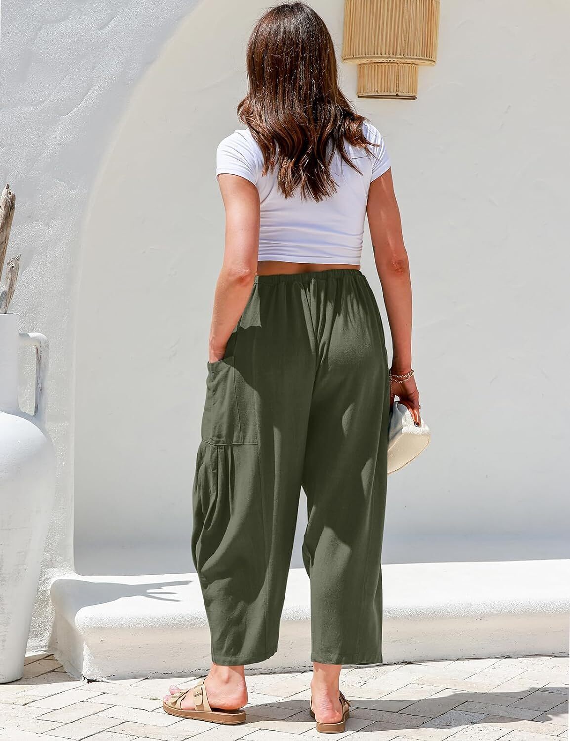 š„FINAL SALEā”Womens Linen Wide Leg Pants