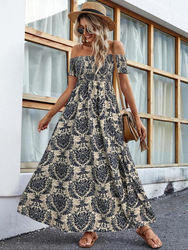 🔥Fall Sale 💃Women's French Vintage Split Thigh A-Line Dress