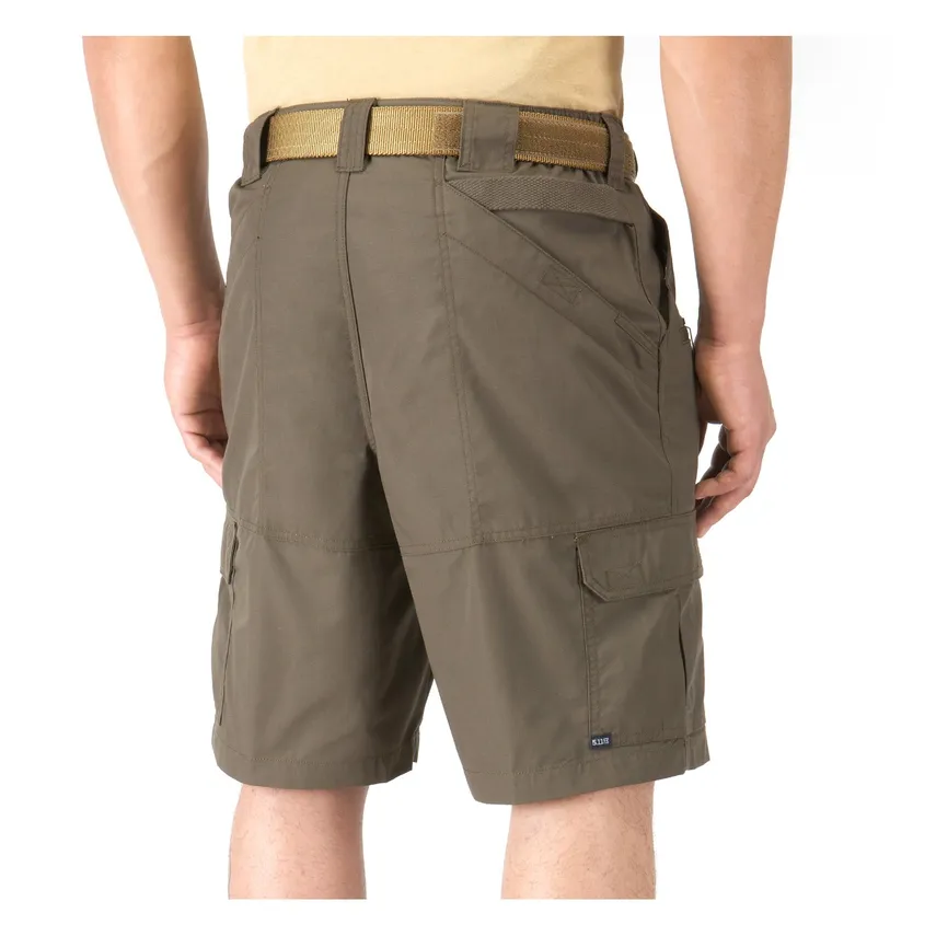 Cotton Stretch Cargo Shorts With Belt