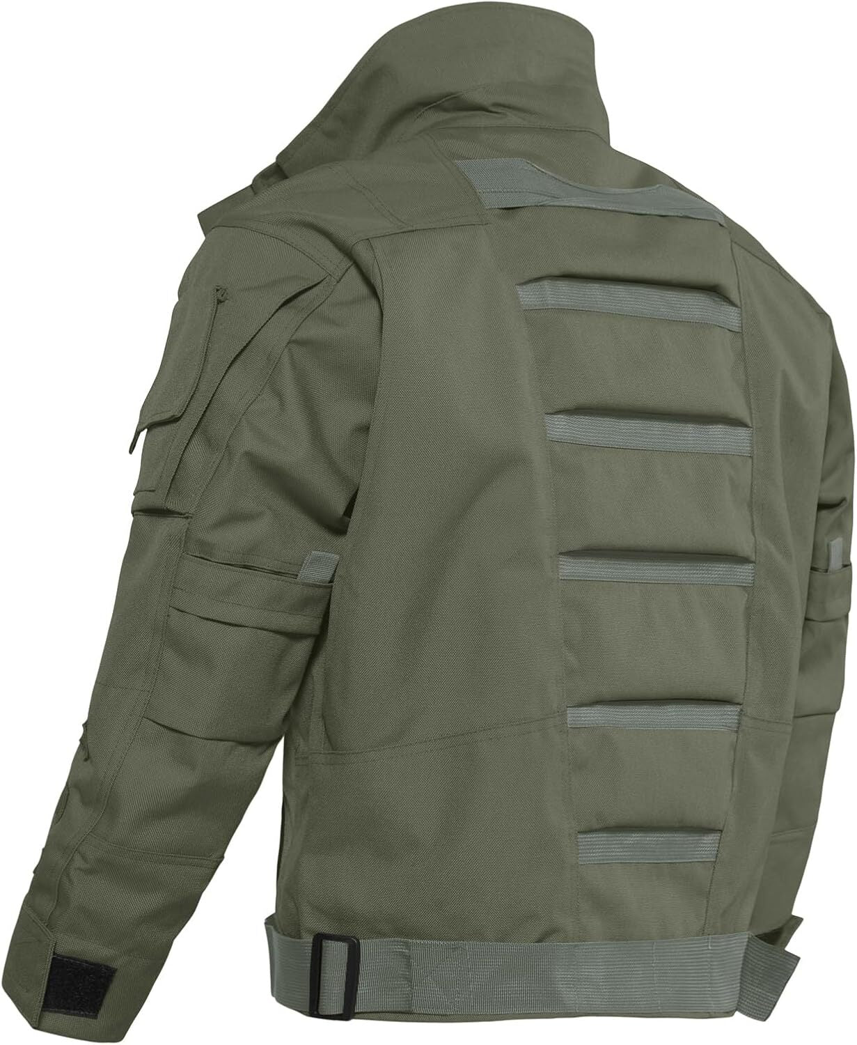 Military Jacket for Men 1000D Cordura Tactical Jacket Hard Shell Water Resistant Army Jacket Coat Hiking Bushcraft