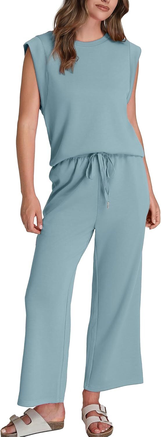 🔥Last Day Sale🔥6 pack for $24.67-Two Piece Sets for Women Spring/Summer Lounge Sets/made in USA