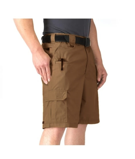 Cotton Stretch Cargo Shorts With Belt