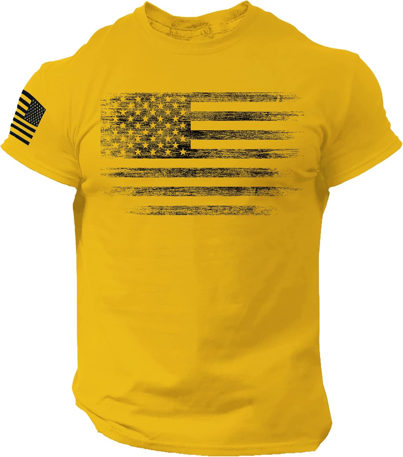 Distressed American Flag Men T Shirt – USA