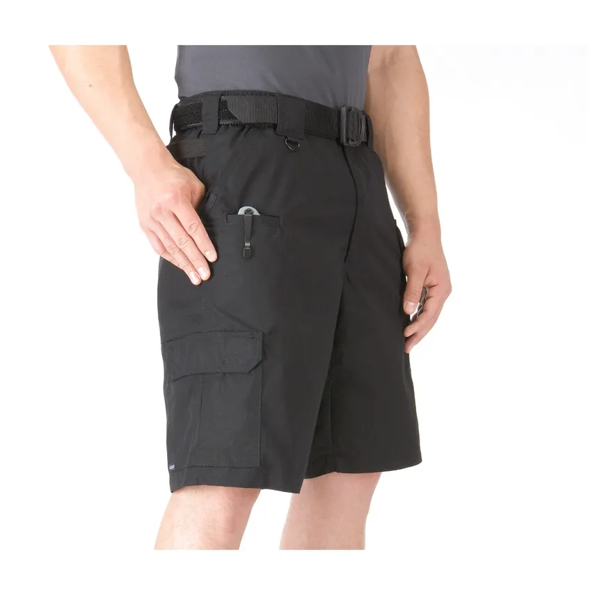 Cotton Stretch Cargo Shorts With Belt