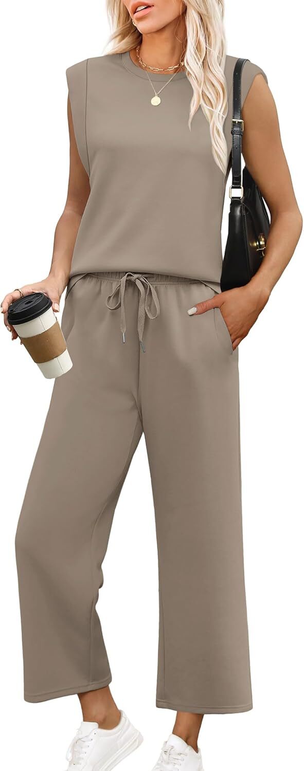 🔥Last Day Sale🔥6 pack for $24.67-Two Piece Sets for Women Spring/Summer Lounge Sets/made in USA