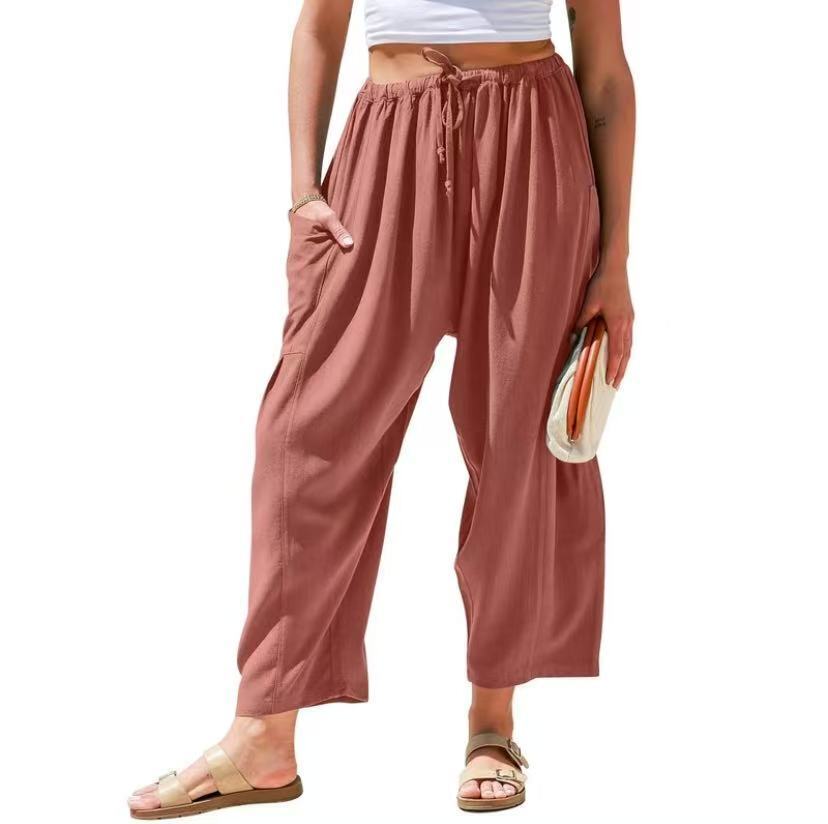 š„FINAL SALEā”Womens Linen Wide Leg Pants