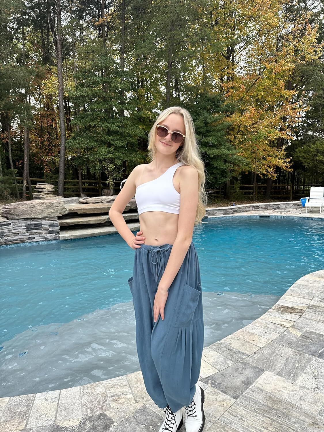 š„FINAL SALEā”Womens Linen Wide Leg Pants