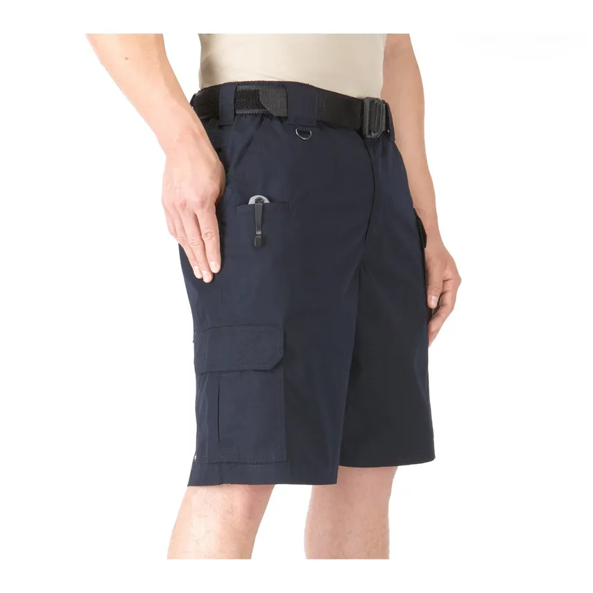 Cotton Stretch Cargo Shorts With Belt