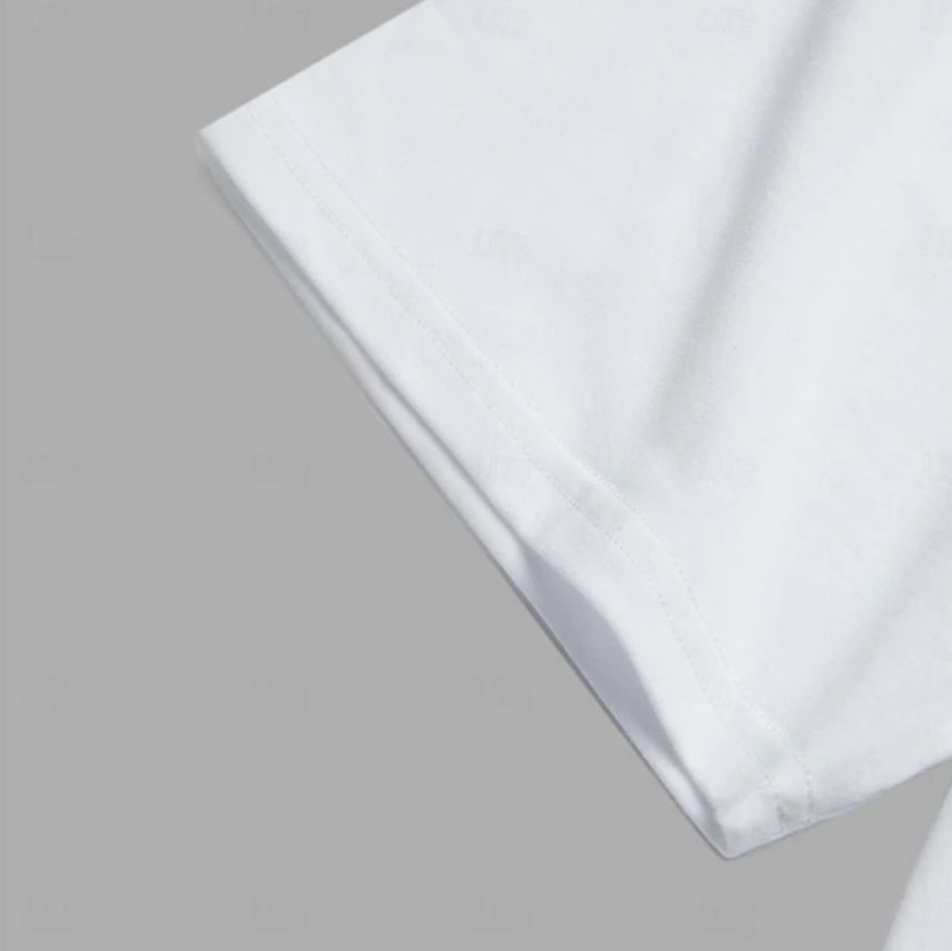 Men's T Shirt Short Sleeve V Neck Summer Plain Sports Fashion Lightweight Classic Style Vacation Casual Holiday Black White Pink Top Tee for Men