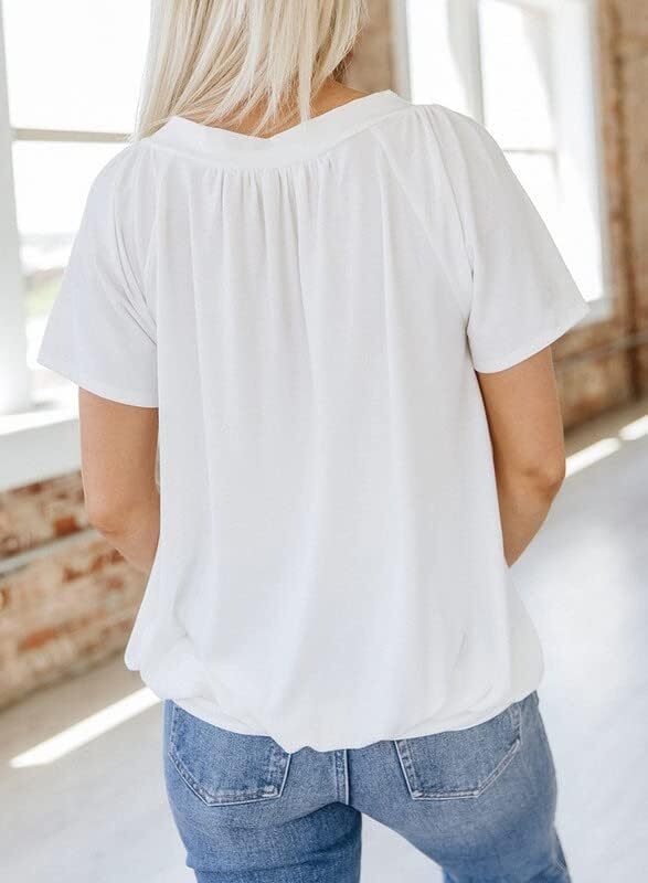 š„Last day promotionš„Women's Casual Summer T Shirts Short Sleeve V Neck Tops Tshirts