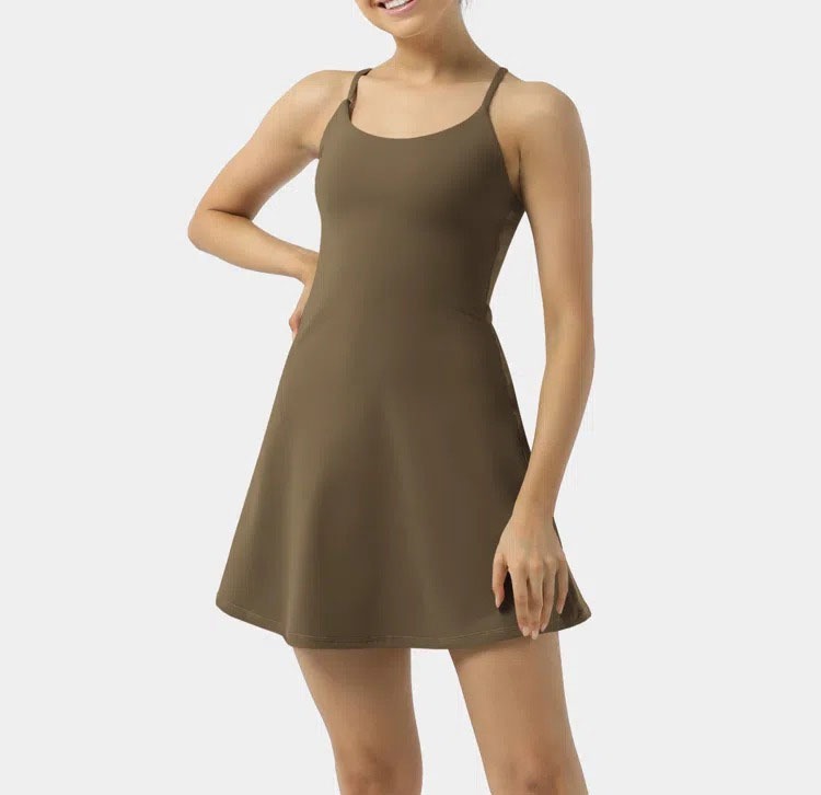 š„Flash Saleā” Softlyzero Plush Backless Active Dress-Easy Peezy