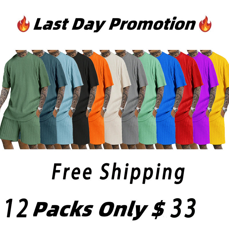 💝Last day promotion! Men's two-piece textured suit
