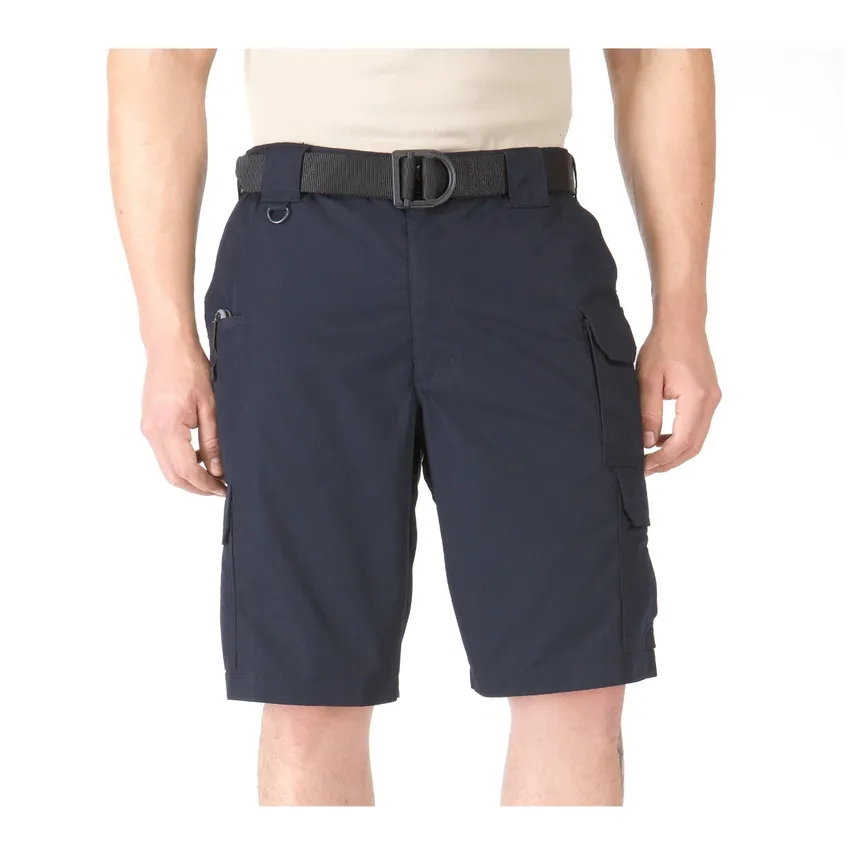 Cotton Stretch Cargo Shorts With Belt