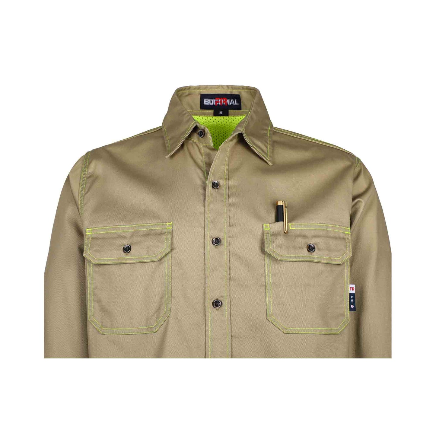 Solid Color Shirts/Vented Mesh Back & Underarm Breathable
