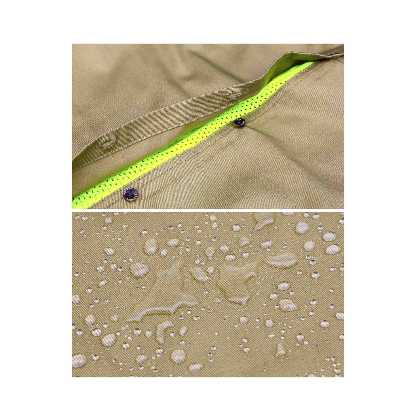 Solid Color Shirts/Vented Mesh Back & Underarm Breathable
