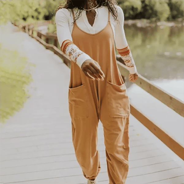 🔥Wide Leg Jumpsuit with Pockets