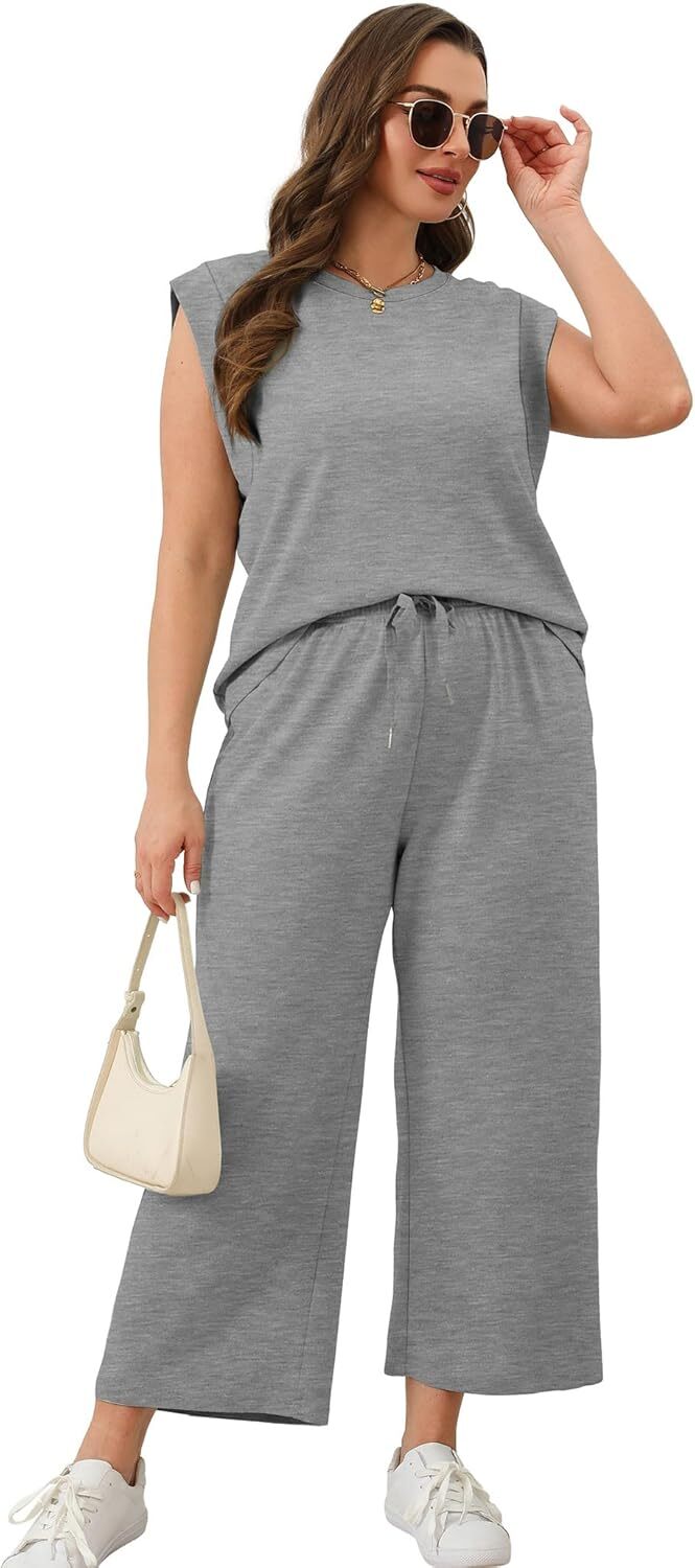 🔥Last Day Sale🔥6 pack for $24.67-Two Piece Sets for Women Spring/Summer Lounge Sets/made in USA