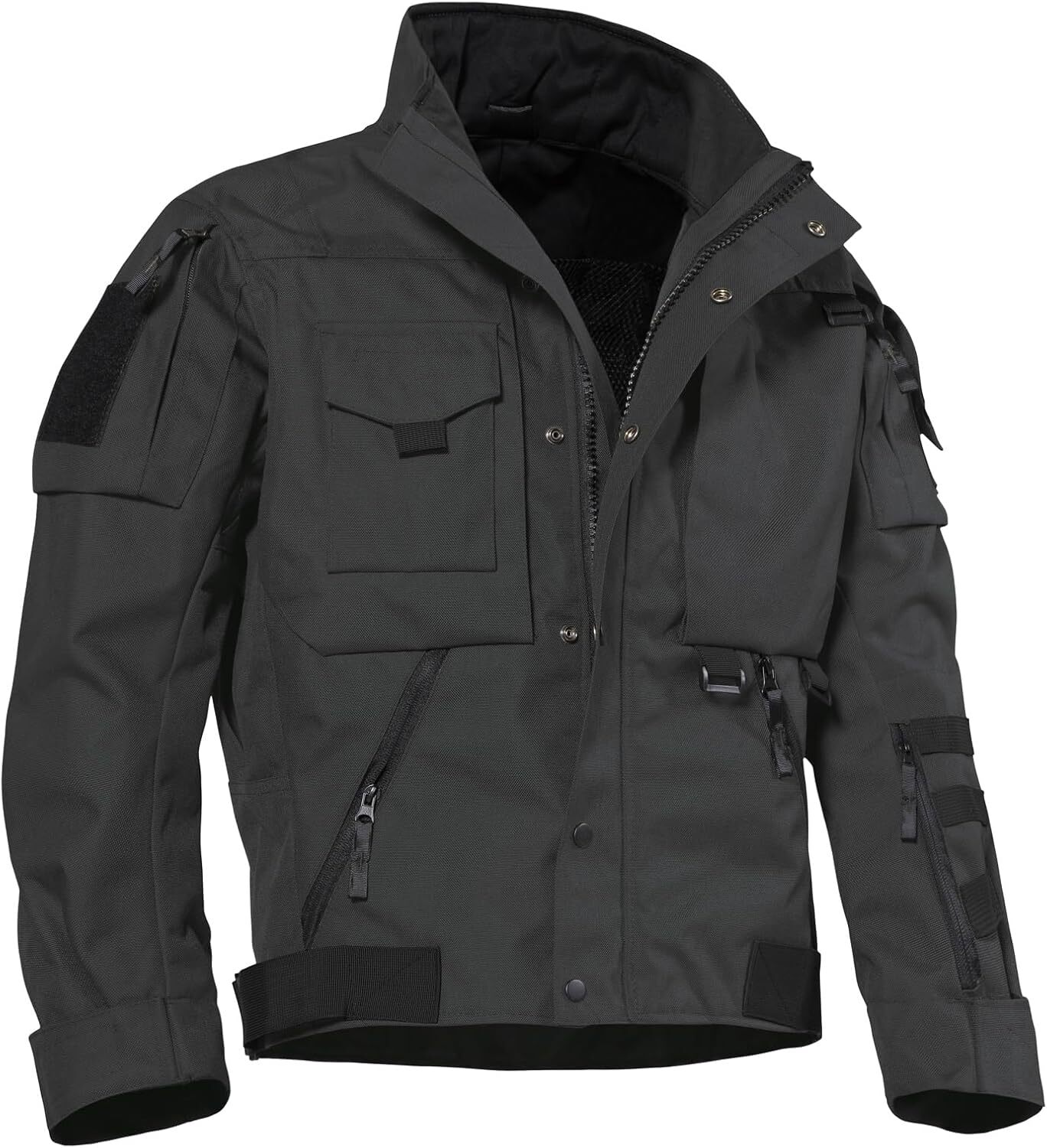 Military Jacket for Men 1000D Cordura Tactical Jacket Hard Shell Water Resistant Army Jacket Coat Hiking Bushcraft