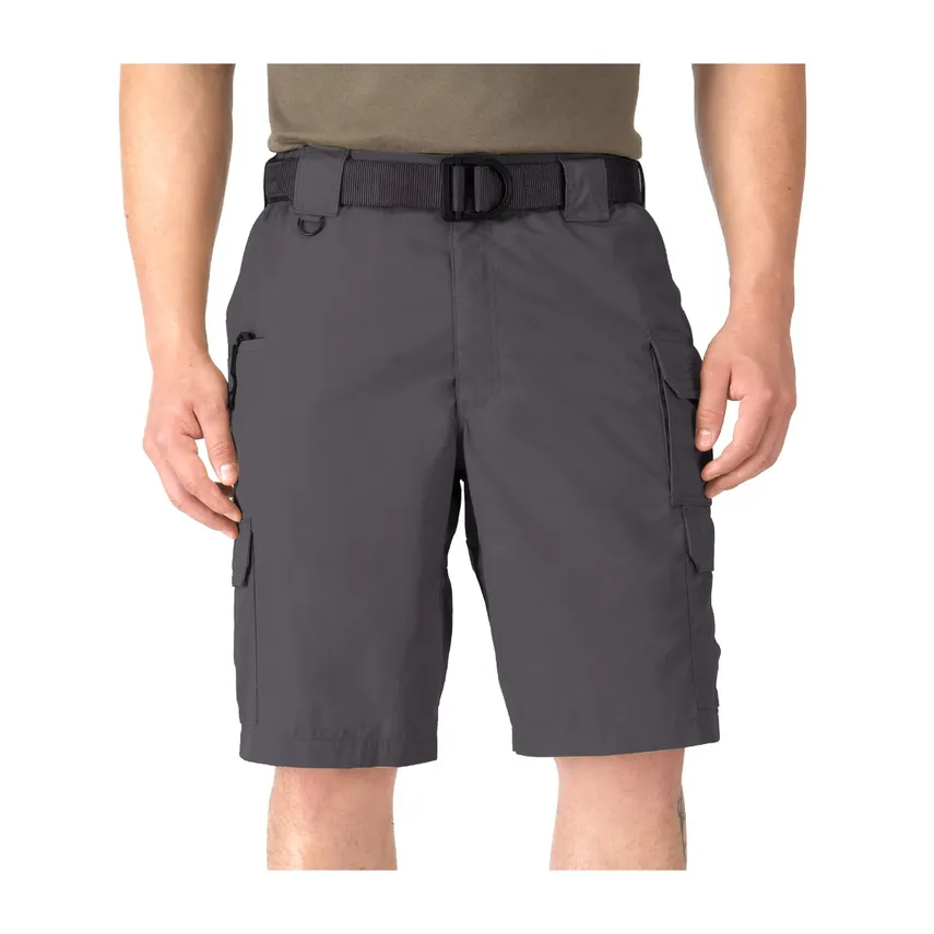 Cotton Stretch Cargo Shorts With Belt