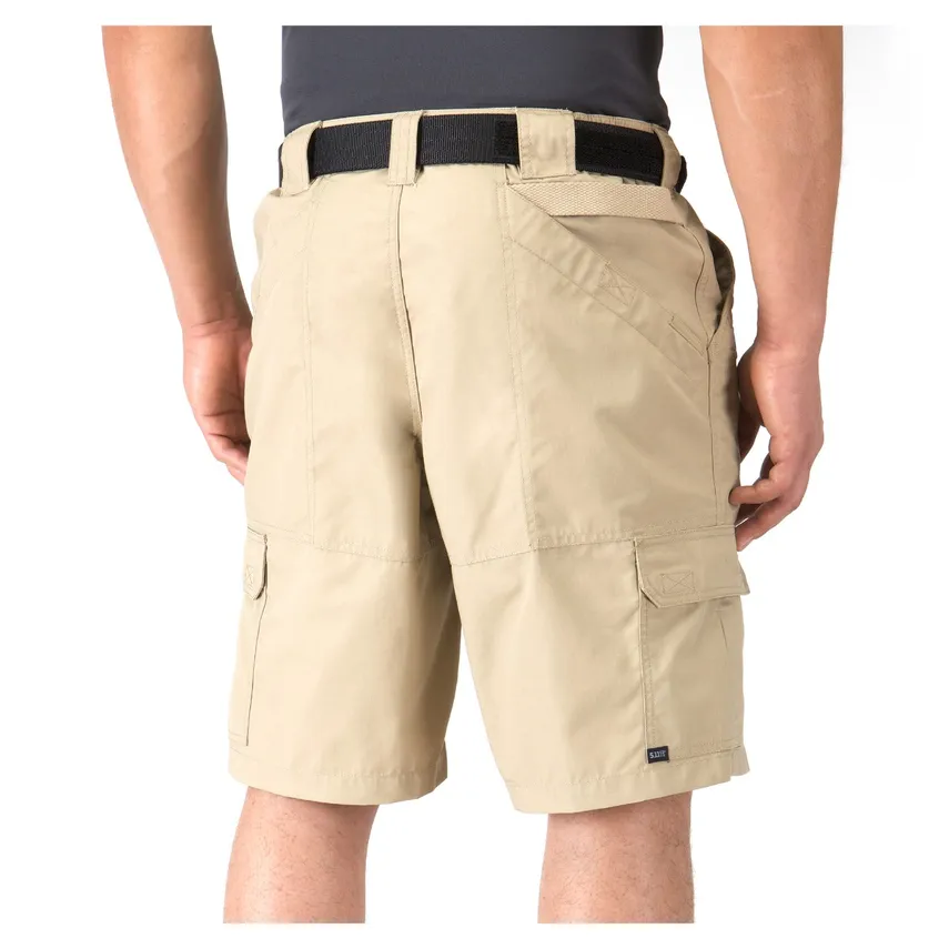 Cotton Stretch Cargo Shorts With Belt