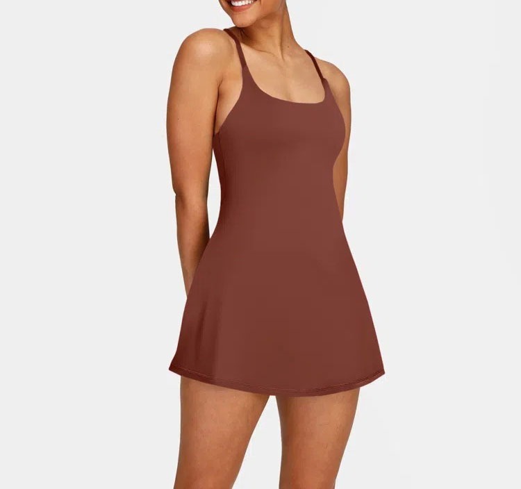 š„Flash Saleā” Softlyzero Plush Backless Active Dress-Easy Peezy