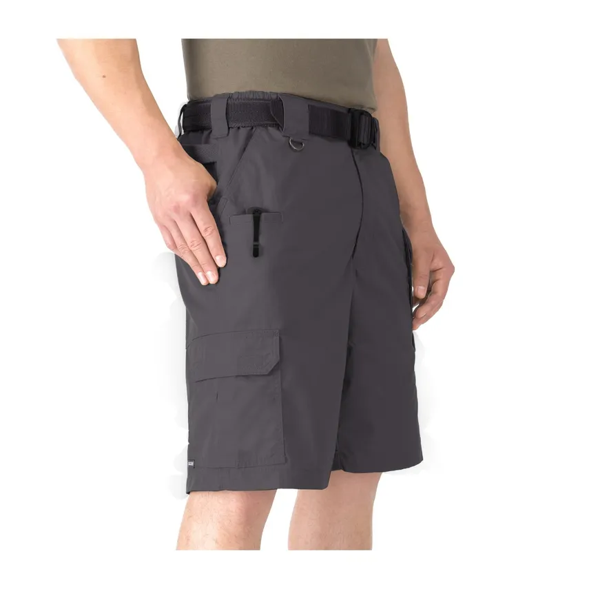 Cotton Stretch Cargo Shorts With Belt