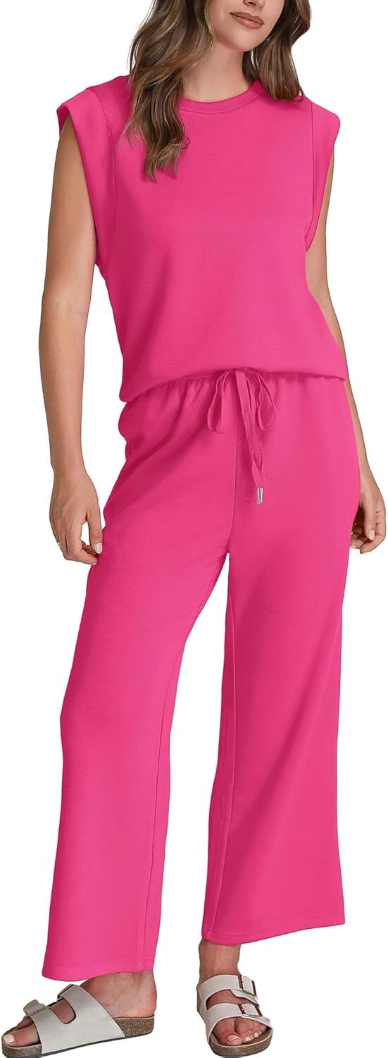 🔥Last Day Sale🔥6 pack for $24.67-Two Piece Sets for Women Spring/Summer Lounge Sets/made in USA