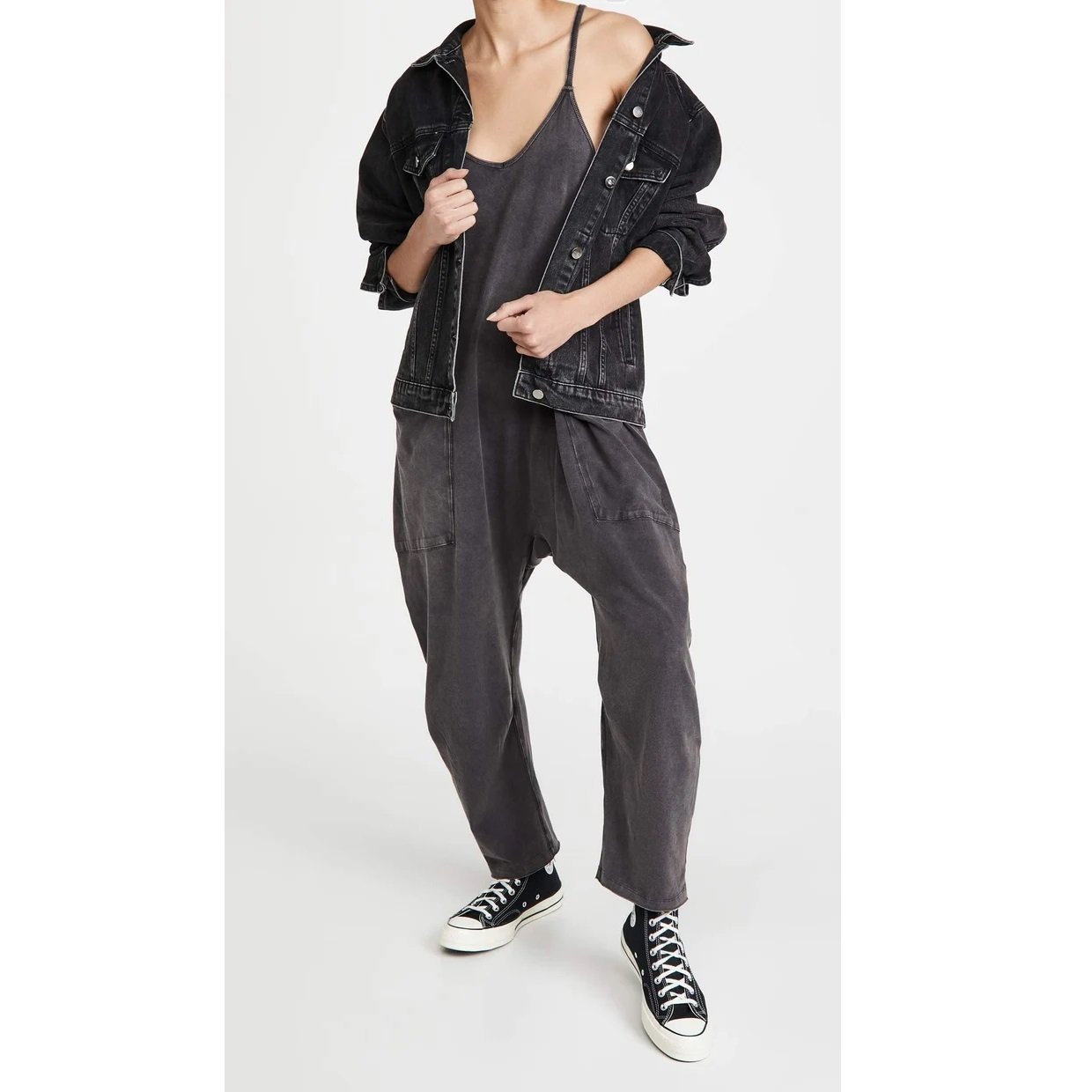 🔥Wide Leg Jumpsuit with Pockets