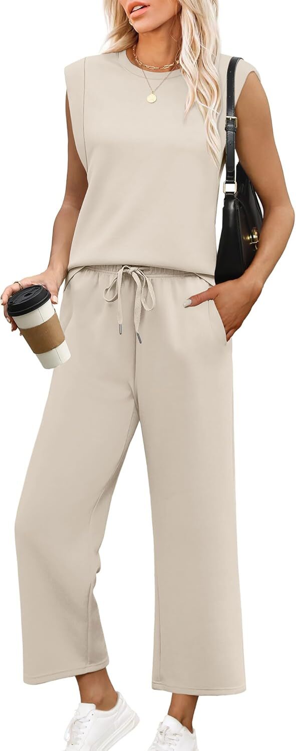 🔥Last Day Sale🔥6 pack for $24.67-Two Piece Sets for Women Spring/Summer Lounge Sets/made in USA