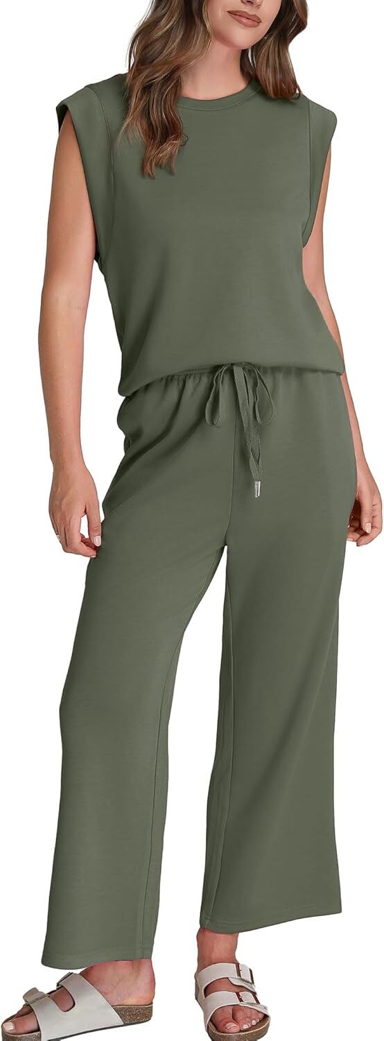 🔥Last Day Sale🔥6 pack for $24.67-Two Piece Sets for Women Spring/Summer Lounge Sets/made in USA