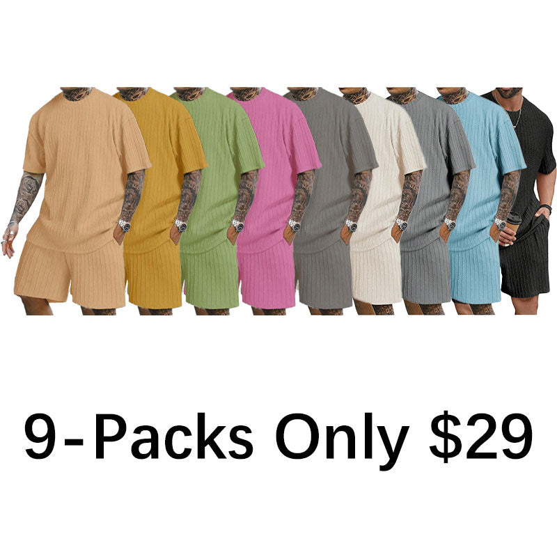 💝Last day promotion! Men's two-piece textured suit