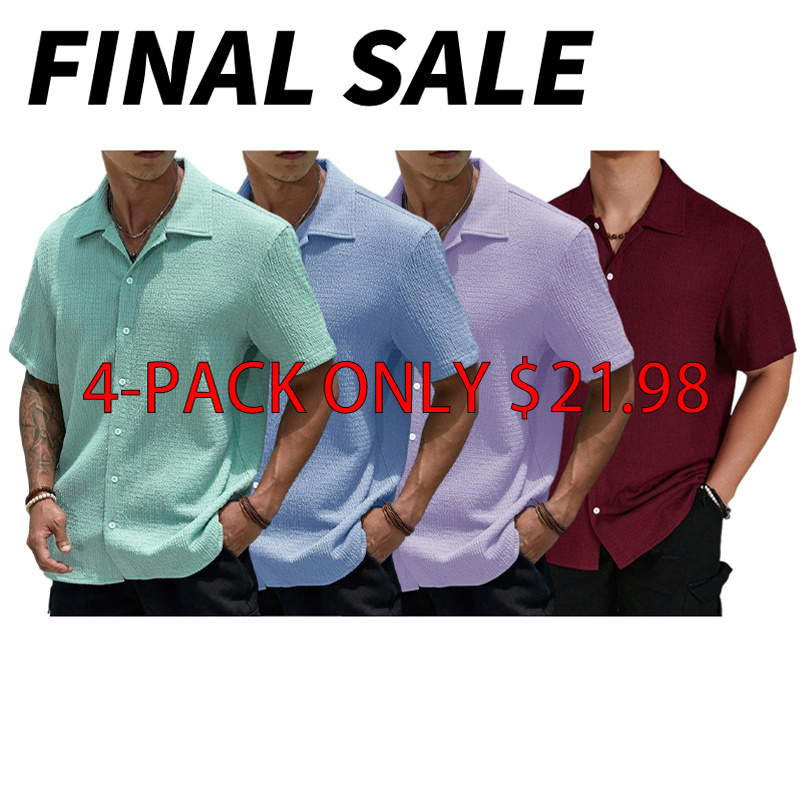 🔥Men's Textured Knit Shirt