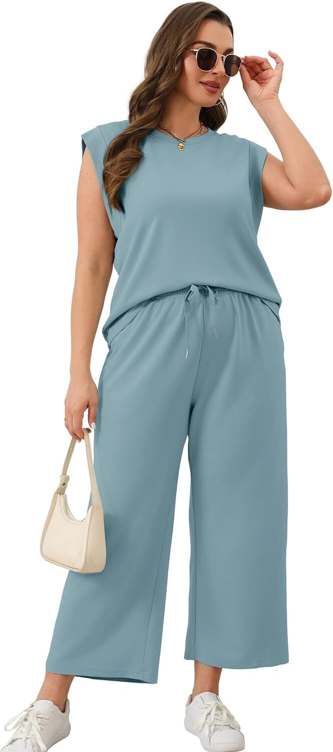 🔥Last Day Sale🔥6 pack for $24.67-Two Piece Sets for Women Spring/Summer Lounge Sets/made in USA