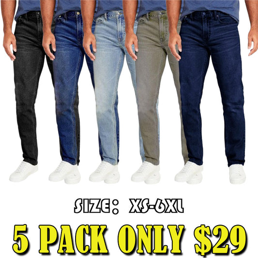 🔥Men's 3-Pack Rebar M4 Relaxed DuraStretch Basic Jeans