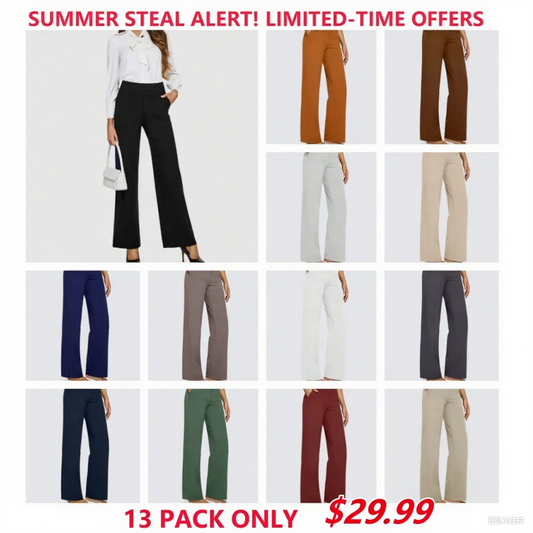 🔥Flash Sale⚡Loose High-Waist Business Casual Pants