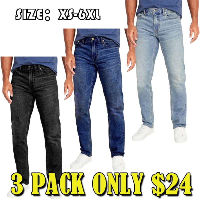 🔥Men's 3-Pack Rebar M4 Relaxed DuraStretch Basic Jeans