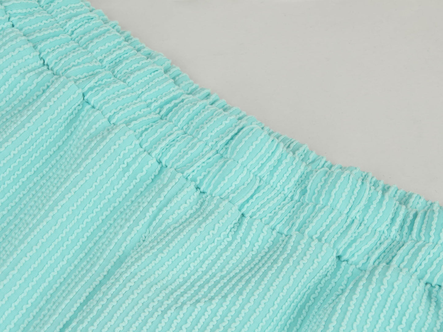 Women's Pocket Casual Short Sleeve T-shirt & Elastic Waist Shorts, Ribbed 2 Piece Sets