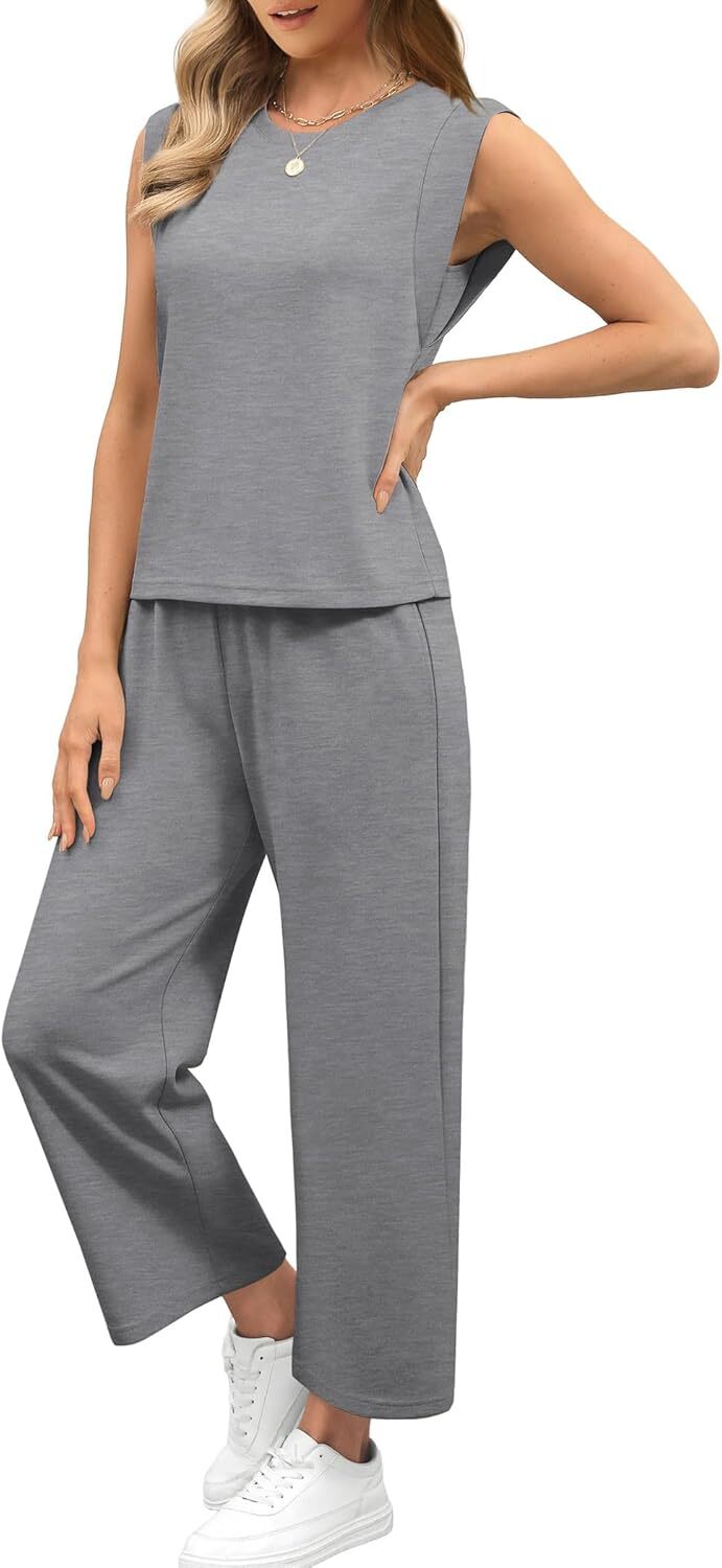 🔥Last Day Sale🔥6 pack for $24.67-Two Piece Sets for Women Spring/Summer Lounge Sets/made in USA