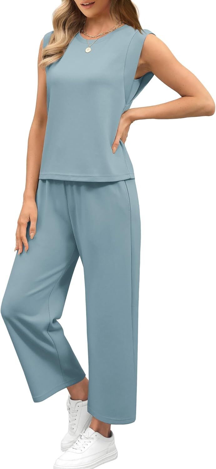 🔥Last Day Sale🔥6 pack for $24.67-Two Piece Sets for Women Spring/Summer Lounge Sets/made in USA