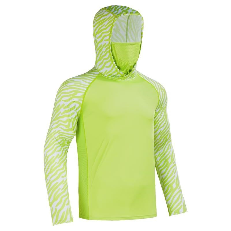 UPF 50+ Sun Protection UV Protection Breathable Cool Hoodie with Mask Neck Gaiter