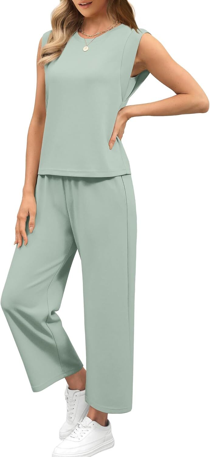 🔥Last Day Sale🔥6 pack for $24.67-Two Piece Sets for Women Spring/Summer Lounge Sets/made in USA