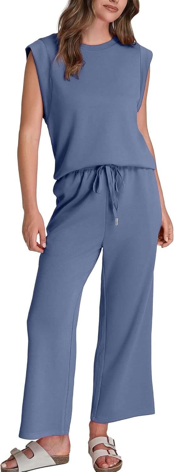 🔥Last Day Sale🔥6 pack for $24.67-Two Piece Sets for Women Spring/Summer Lounge Sets/made in USA